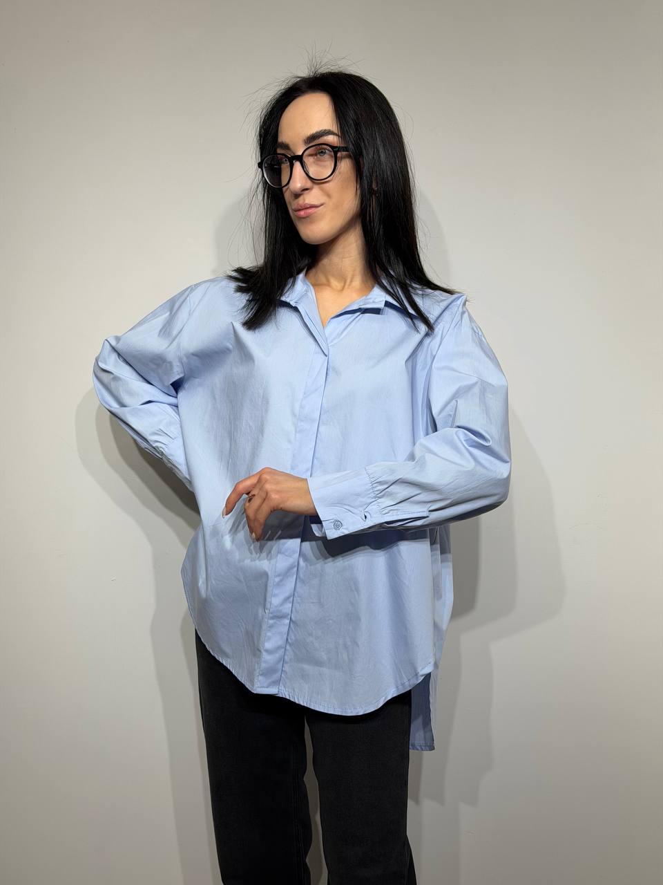 Oversize krekla tipa blūze