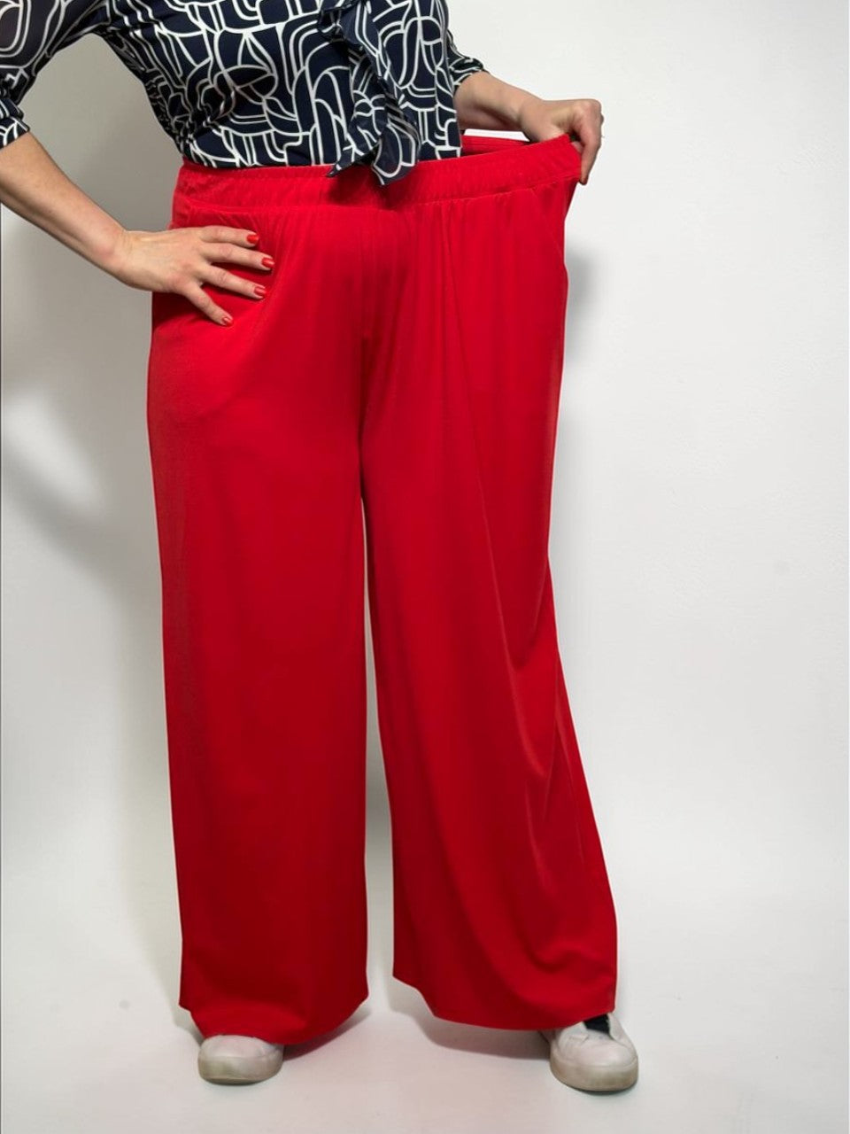 Роскошные широкие брюки большого размера