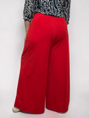 Luxury plus size wide pants
