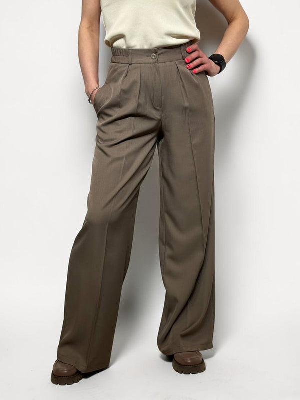 Formal fabric trousers for women