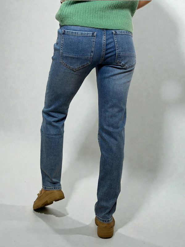Unisex slim fit džinsi