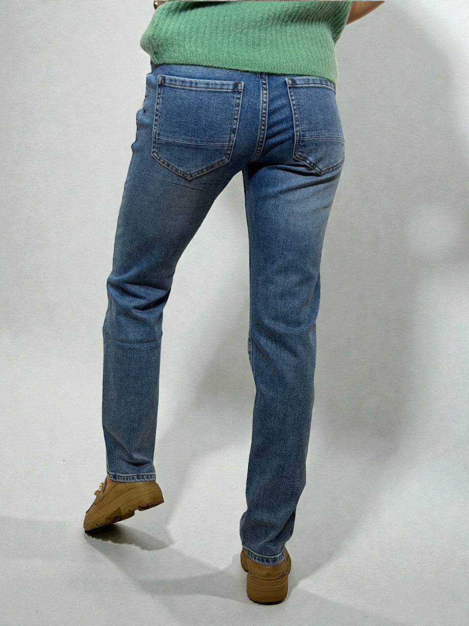 Unisex slim fit džinsi