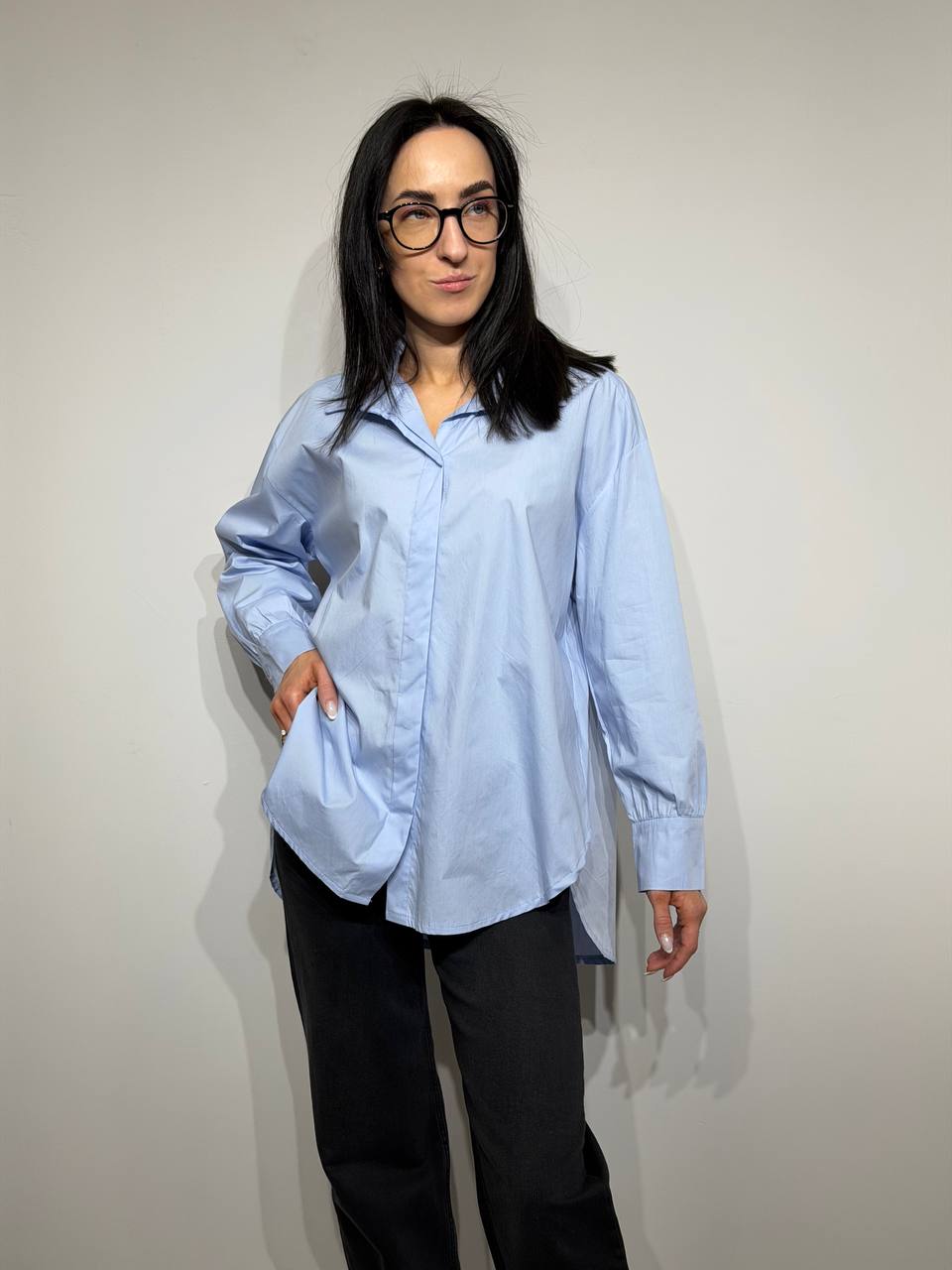 Oversize krekla tipa blūze