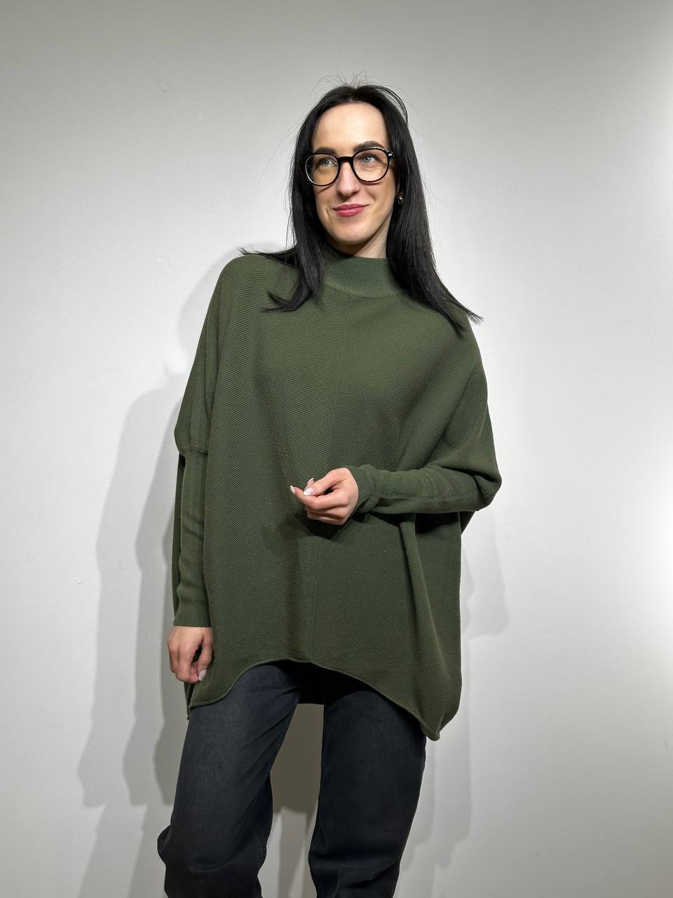 Oversize style sweater for women