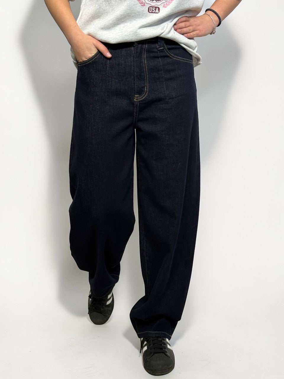 Banaanilõikega teksad