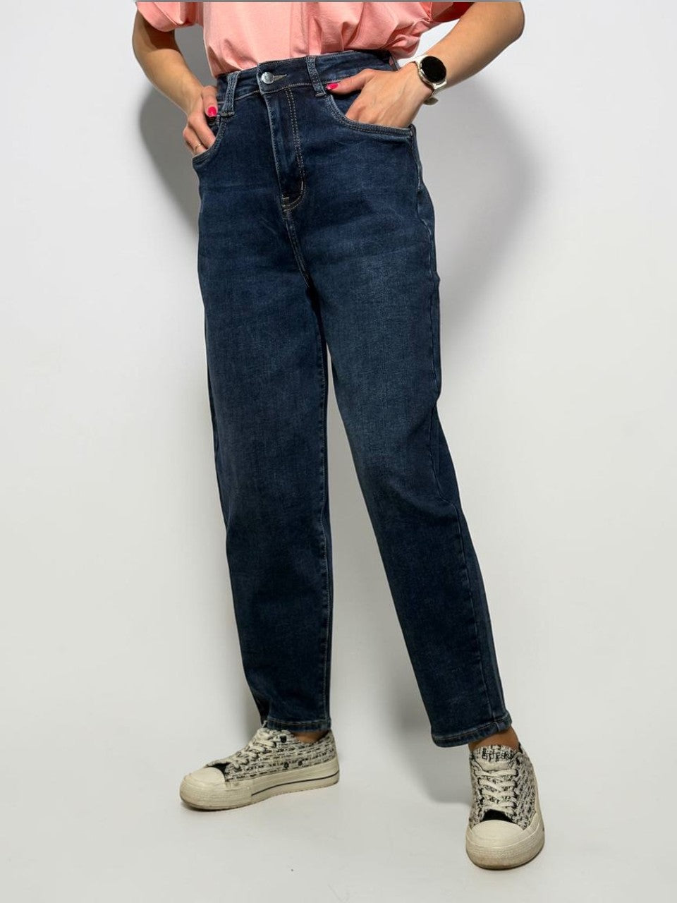 Balloon cut jeans