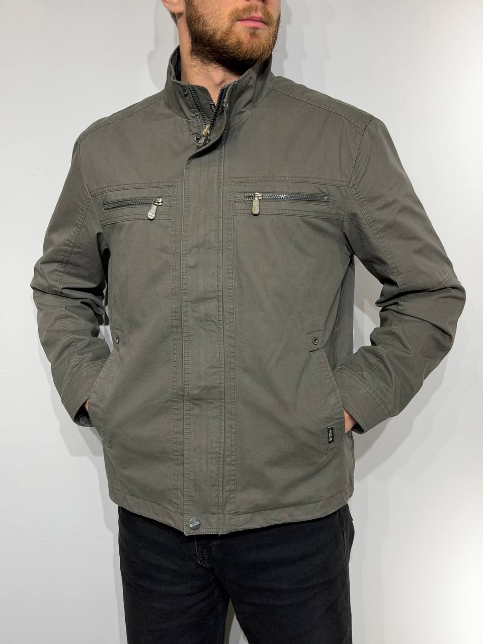 Cotton jacket for men in large sizes