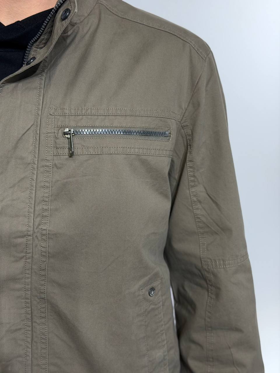 Cotton jacket for men in large sizes