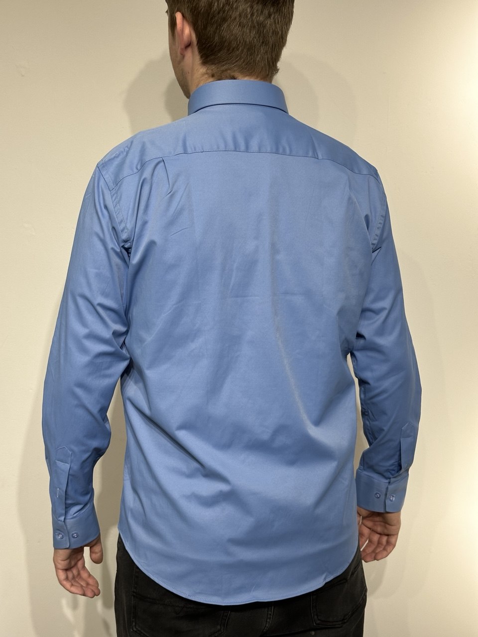 Solid large size shirt for men VP-19, Regular fit