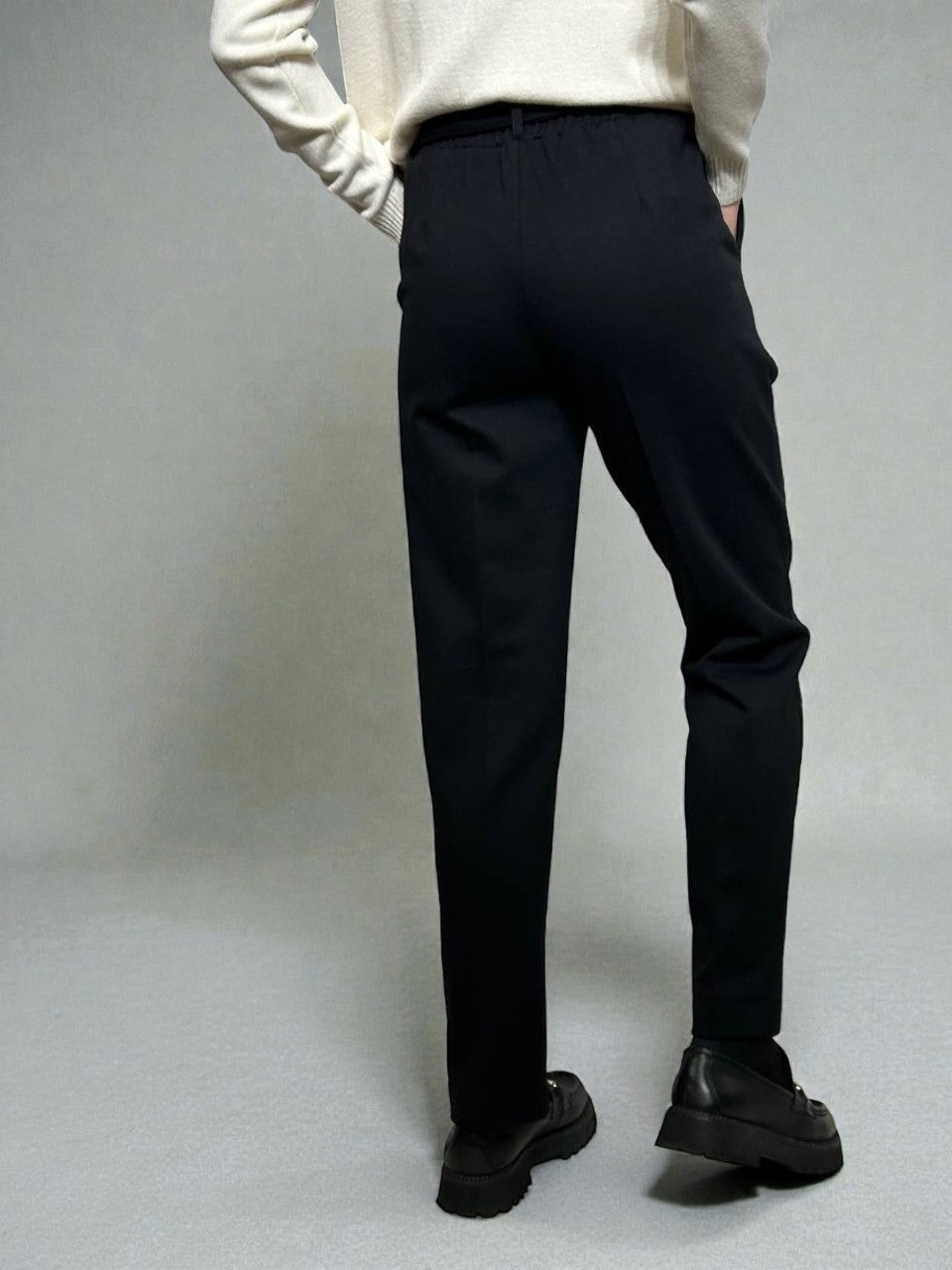 Bridge classic pants with belt