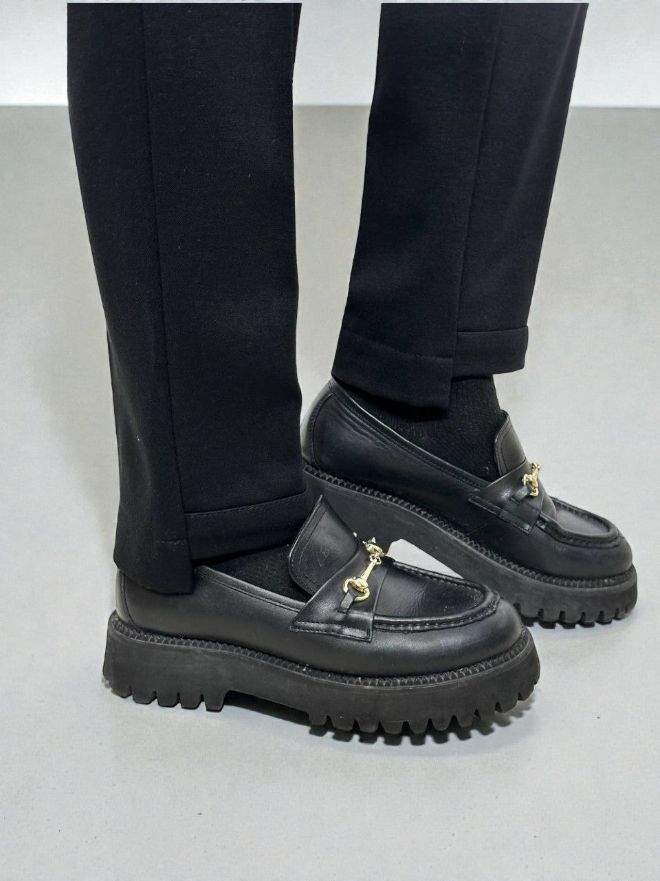 Bridge classic pants with belt