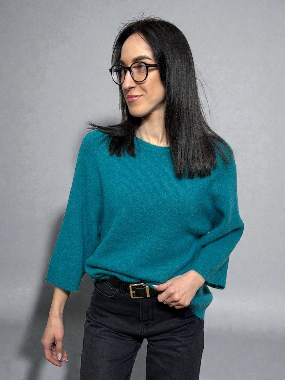 Sieviešu džemperis ar alpakas vilnu