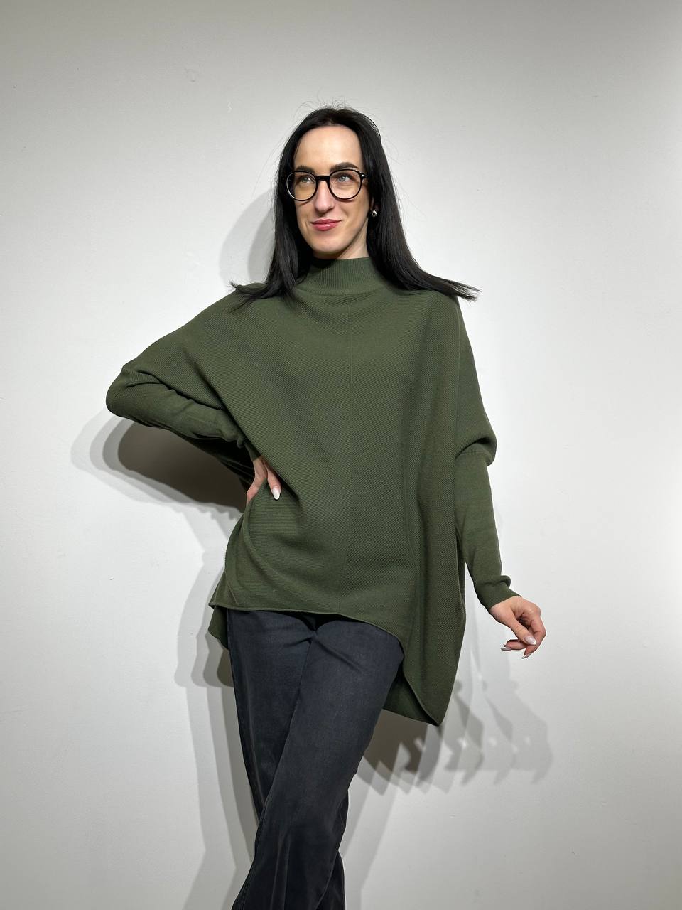 Oversize style sweater for women