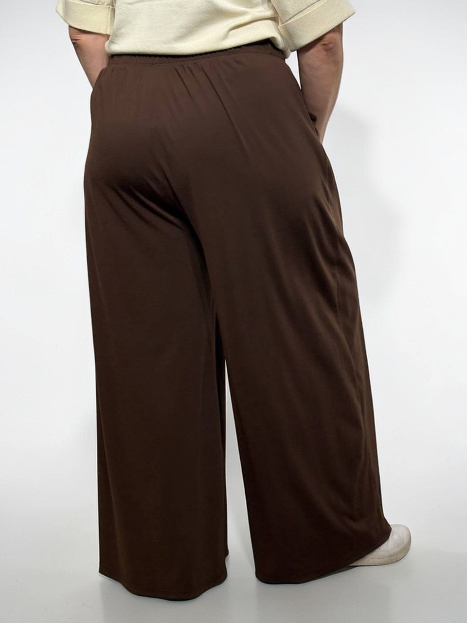 Luxury plus size wide pants