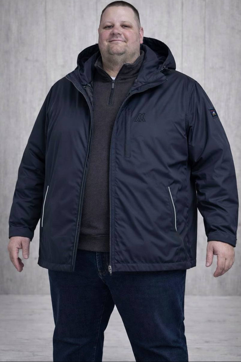 Thin large size overcoat for men