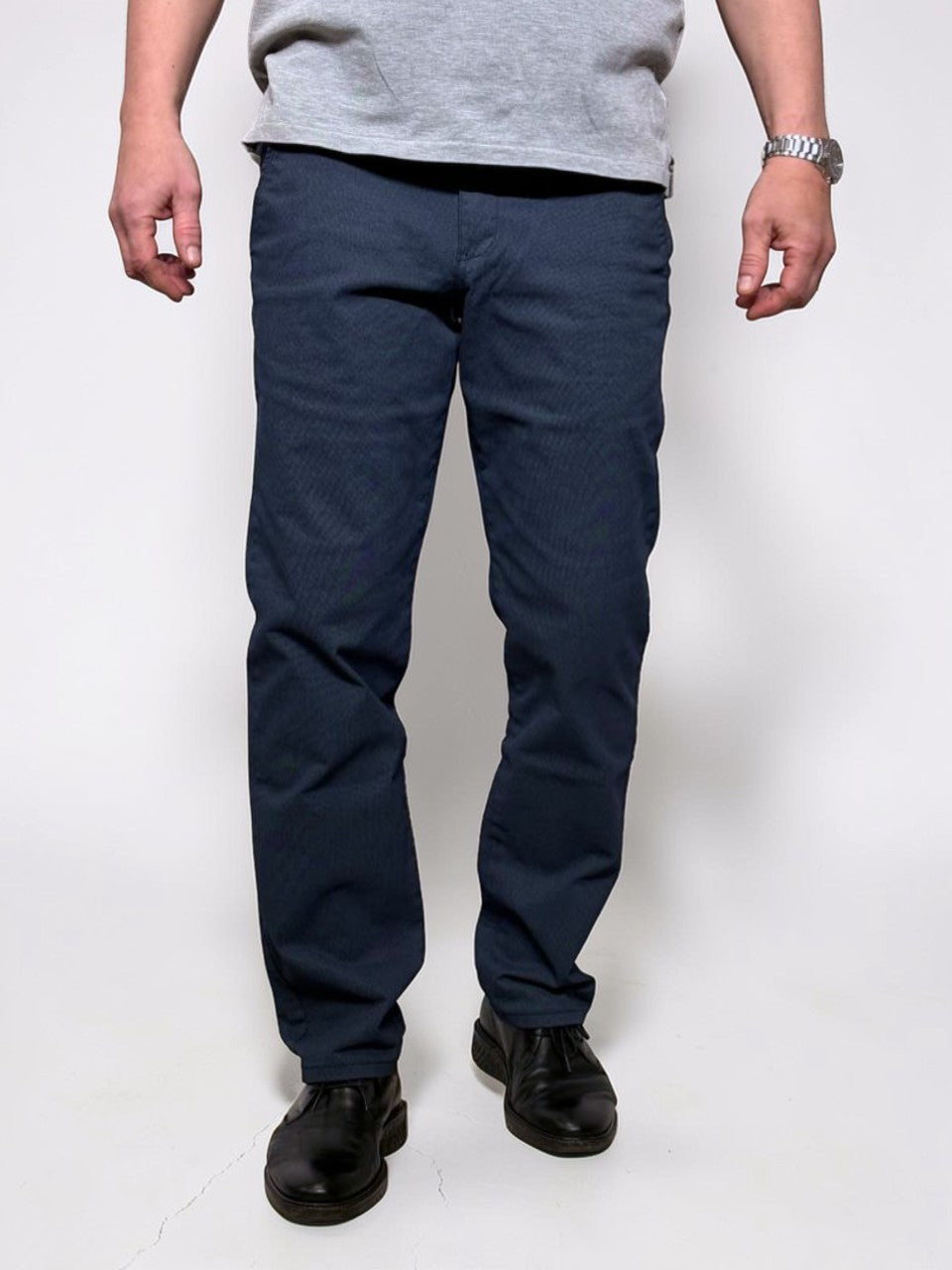 Sturdy, wide men's trousers, Straight Fit