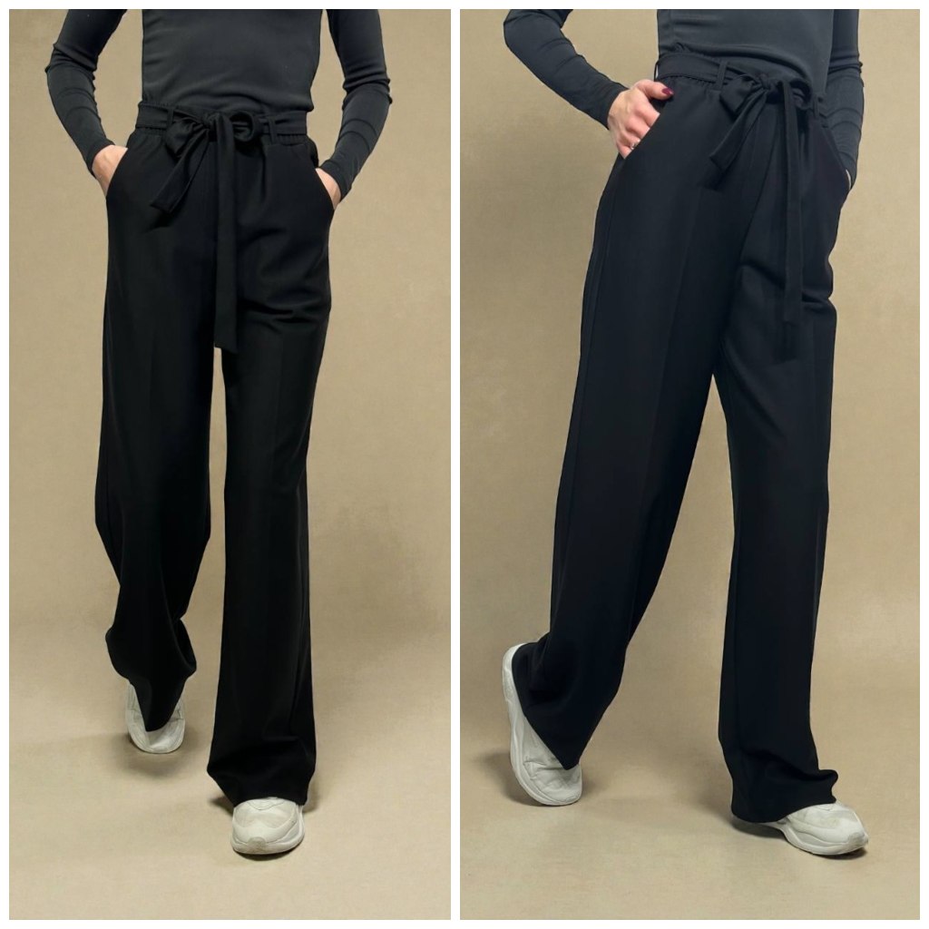 Wide leg klasiskas bikses