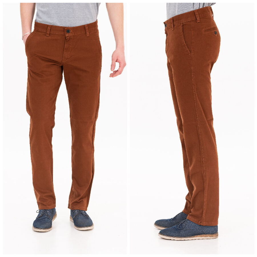 Marrone bikses Foxy, Comfort slim