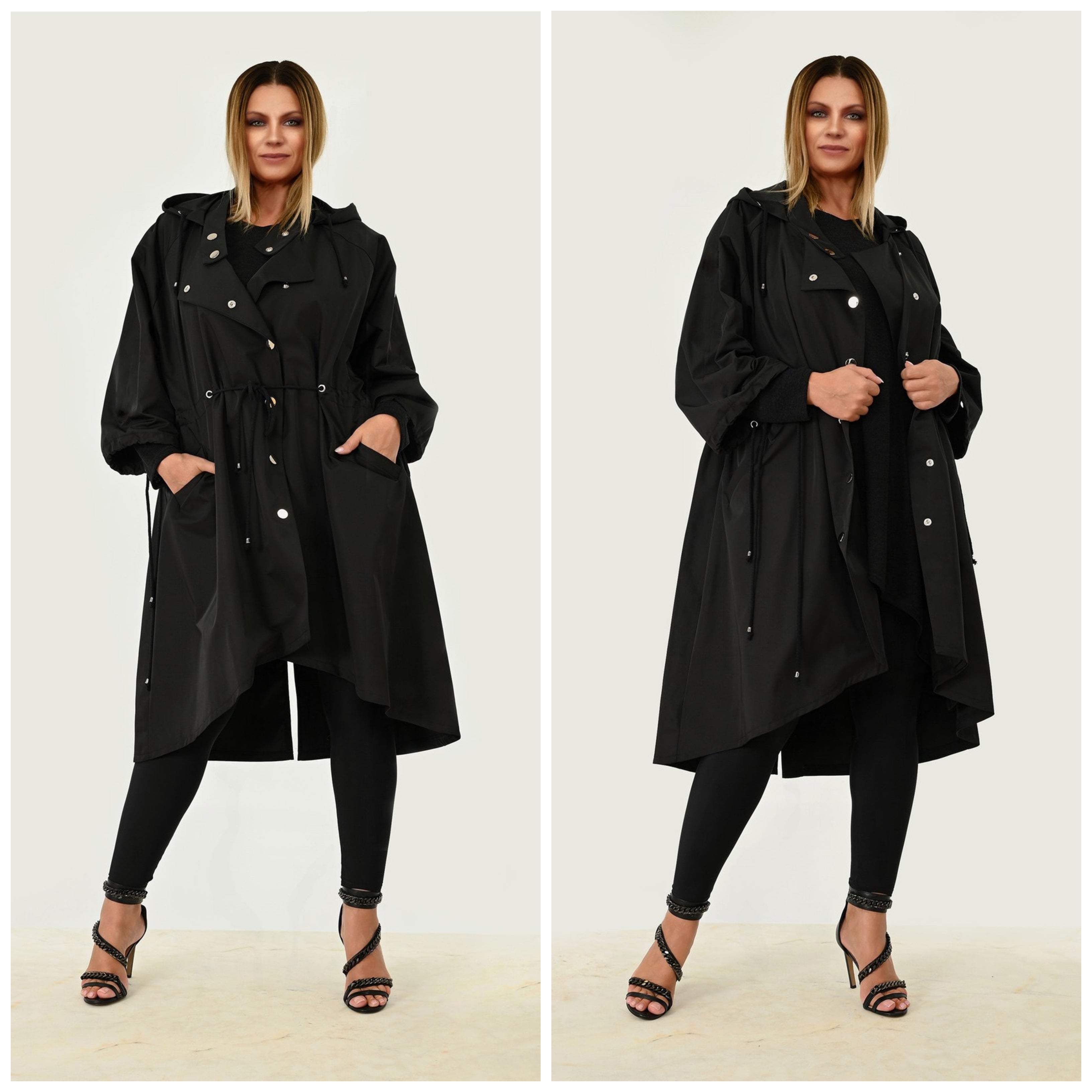 Sasha Ferrano queensize raincoat