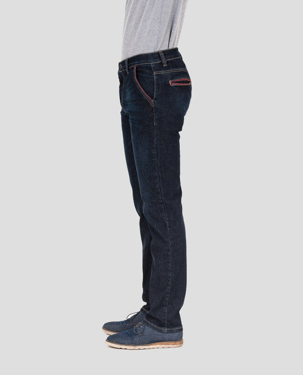 Chinos džinsi Vankel-637, Comfort slim